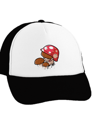 Hríb šiltovka truckerka Black cap