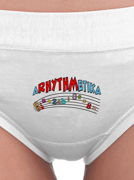 Arhythmetika dámske nohavičky White