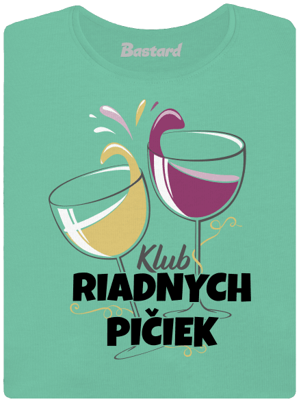 Klub riadnych pičiek dámske tričko prémium Mint Mal