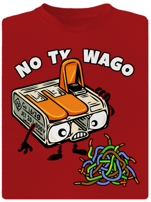 Wago svorka pánske športové tričko Red Mal