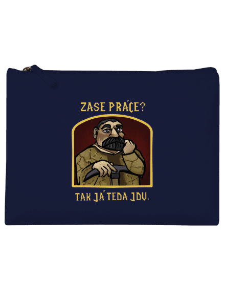 Zase práce? taštička French Navy