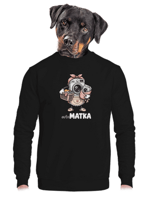 unisex mikina bez kapucne