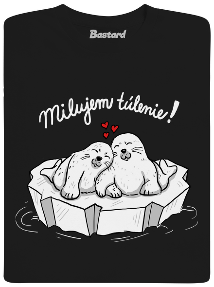 Milujem túlenie detské tričko Black