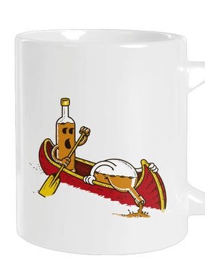 Rumáci veľký hrnček White