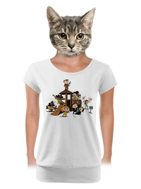 dámske tričko s lemom