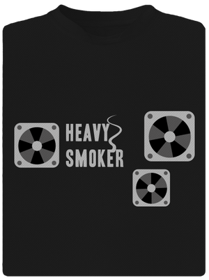 Heavy smoker pánske športové tričko Black