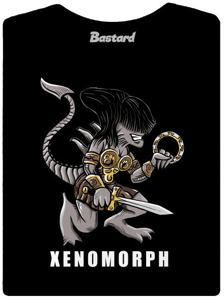 Xenomorph dámske tričko Black