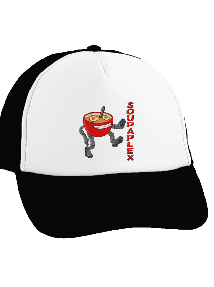 Soupaplex šiltovka truckerka Black cap