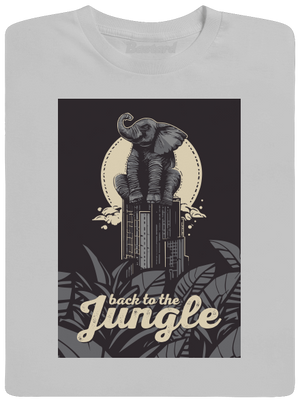 Back to the jungle pánske tričko Pacific Grey