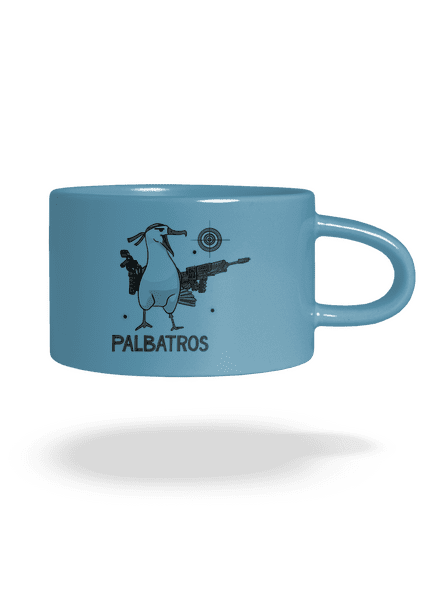 Palbatros hrnček makronka Blue Macaron
