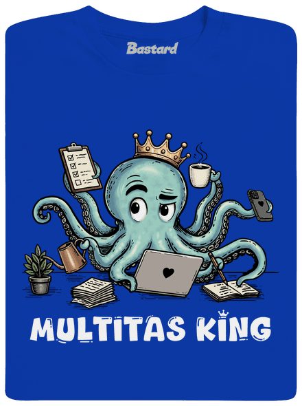 Multitas king pánske dlhý rukáv Royal Blue
