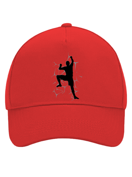 Horolezec šiltovka baseballka Classic Red