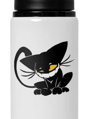 Evil cat flaša na vodu White