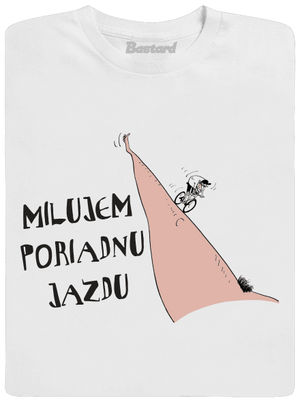 Milujem jazdu pánske dlhý rukáv White