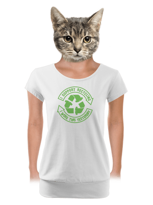 dámske tričko s lemom