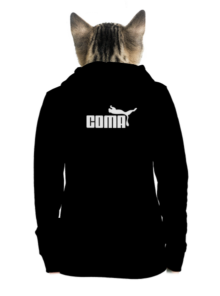 Coma dámska mikina na zips Black