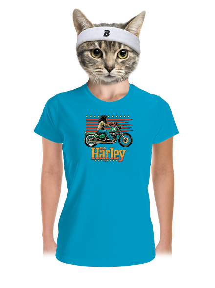 Bob Harley dámske športové tričko Blue Atol