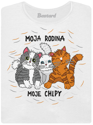 Moja rodina dámske tričko White