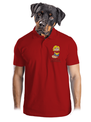 Captain Larvel pánska polokošeľa Red Mal