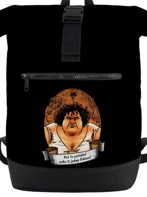 B14: Slunce seno jahody batoh Black