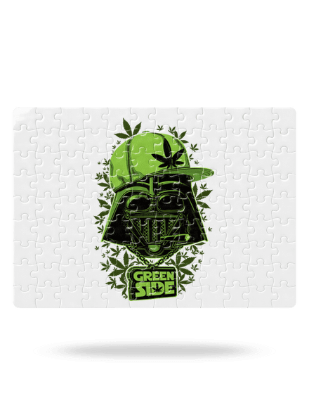 Green Side puzzle White