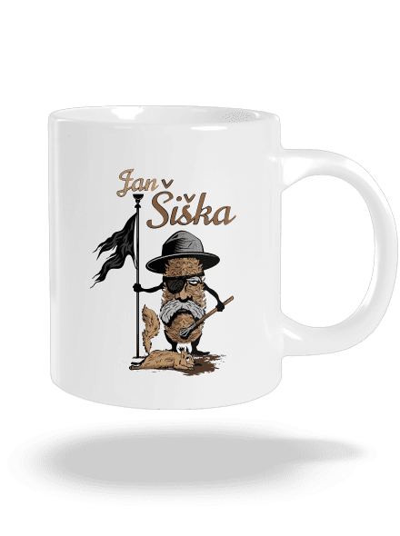 Jan Šiška veľký hrnček White