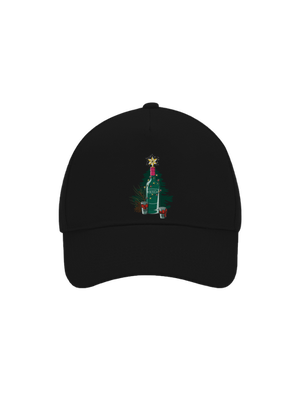 Vianočná borovička šiltovka baseballka Black