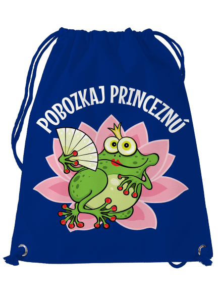 Pobozkaj princeznú a princa vak Royal Blue Mal