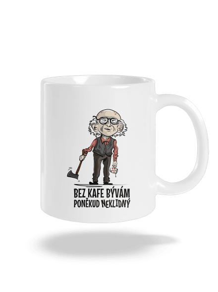 Neklidný bez kafe klasický hrnček White