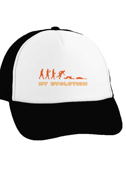 My evolution šiltovka truckerka Black cap