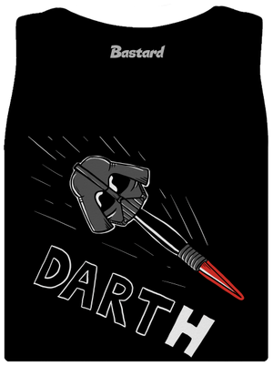 Dart(h) dámske tielko klasické Black