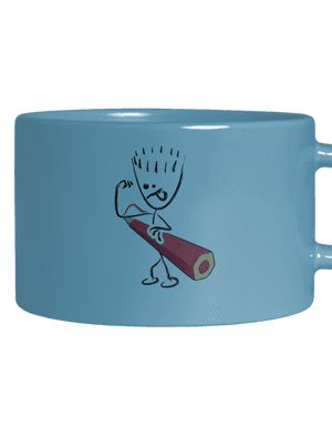 Svaly hrnček makronka Blue Macaron