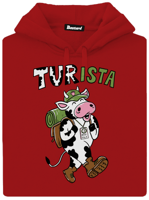 Tur na cestách dámska mikina klokanka Red Mal