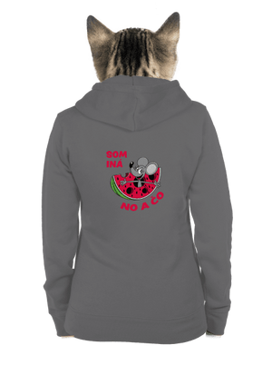 Som iná dámska mikina na zips Steel Gray