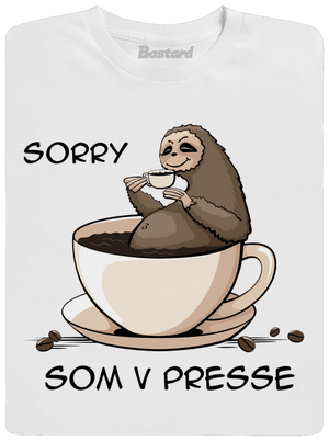 V presse pánske dlhý rukáv White