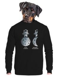 unisex mikina bez kapucne