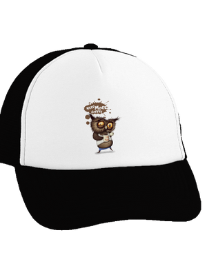 Need more coffee šiltovka truckerka Black cap