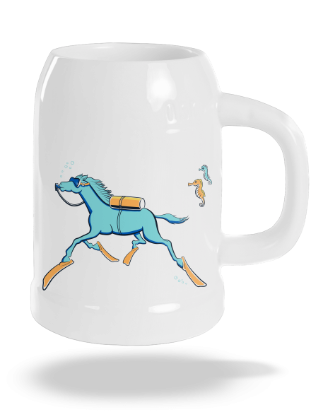 Morský koník polliter White