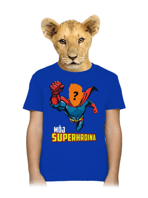 Môj superhrdina detské tričko Royal Blue