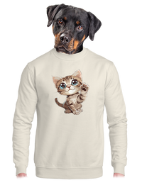 unisex mikina bez kapucne