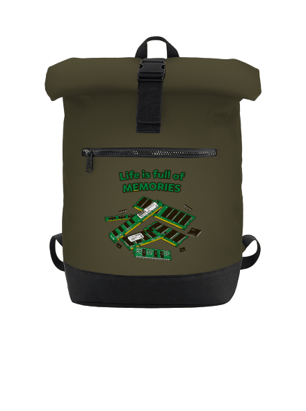 Uchované v pamäti batoh Military Green
