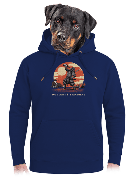 Posledný samuraj unisex mikina premium Navy