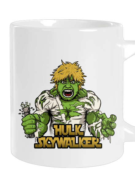 Hulk Skywalker veľký hrnček White