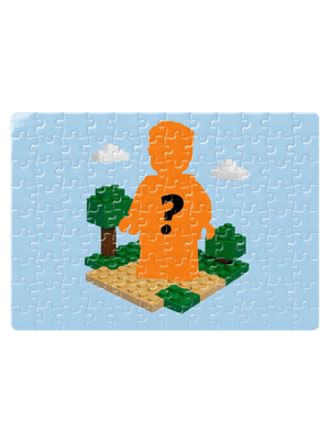 Lego z vlastnej fotky puzzle White