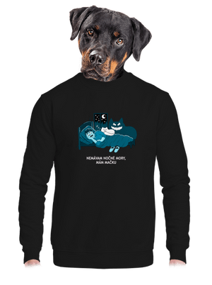 unisex mikina bez kapucne