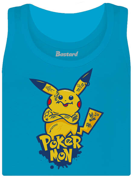 Pokérmon dámske tielko klasické Blue Atol