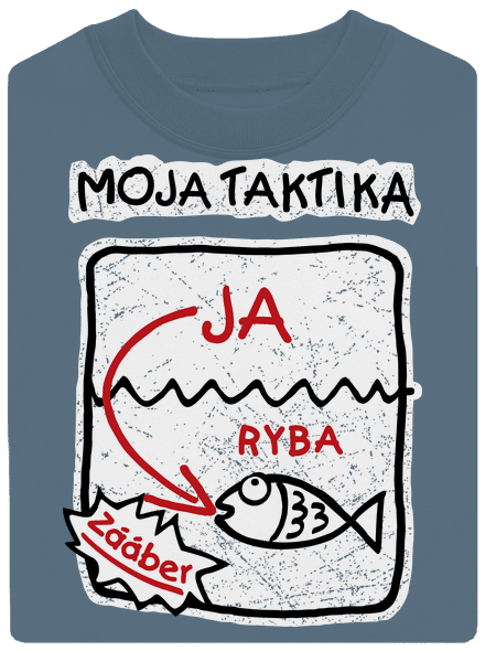 Rybárska taktika unisex mikina bez kapucne Nordic Blue