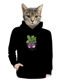 dámska mikina klokanka