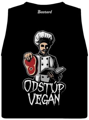 Odstup vegane dámske tielko voľné Black