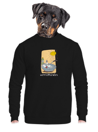 unisex mikina bez kapucne